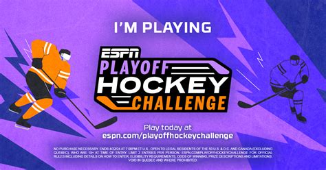 ESPN Playoff Hockey Challenge .